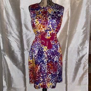 Multi color sheath dress